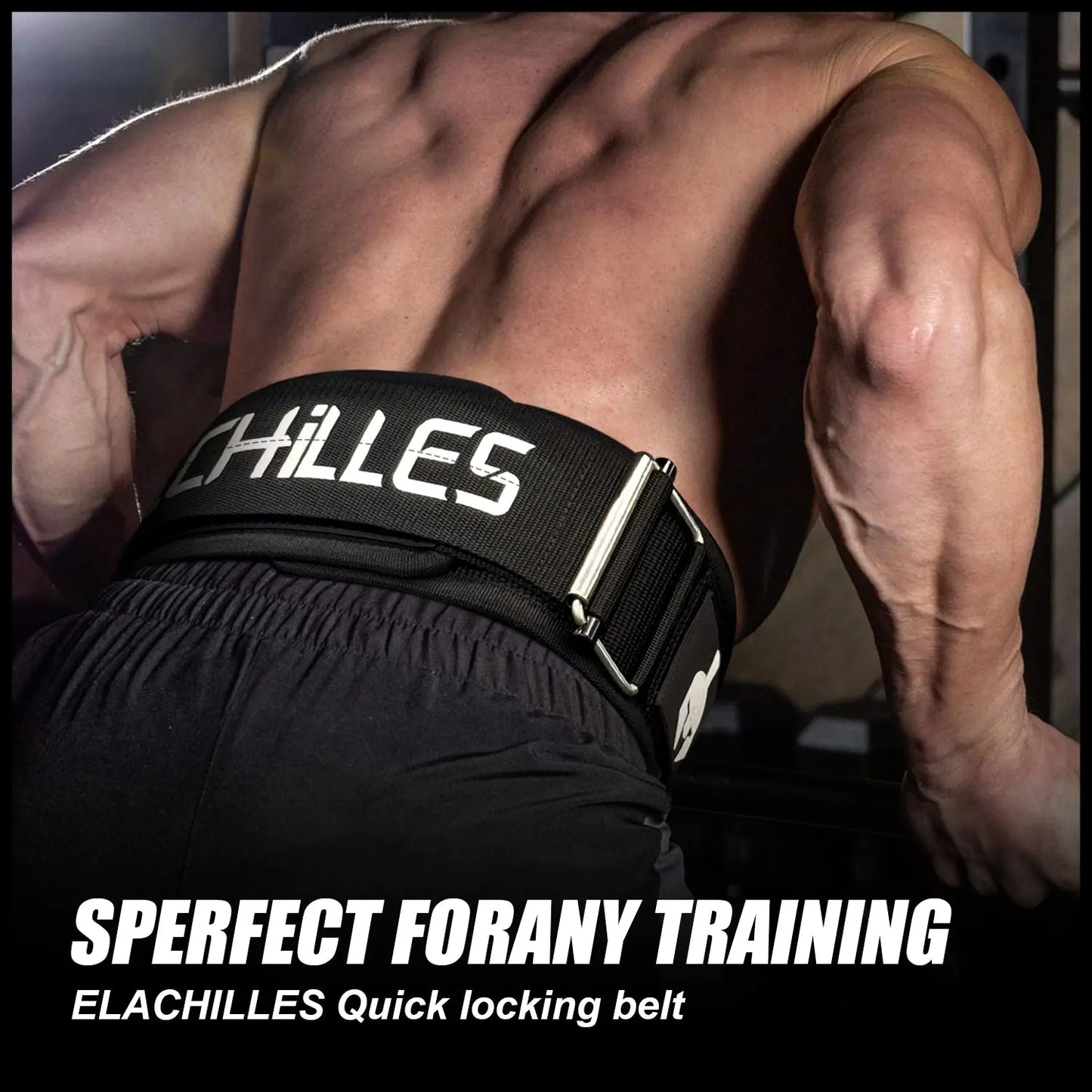 ELACHILLES Weightlifting Training Belt ELACHILLES